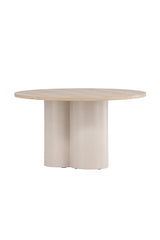 Runder Couchtisch Olivia in beige ⌀80 von Venture Home – Bild 4