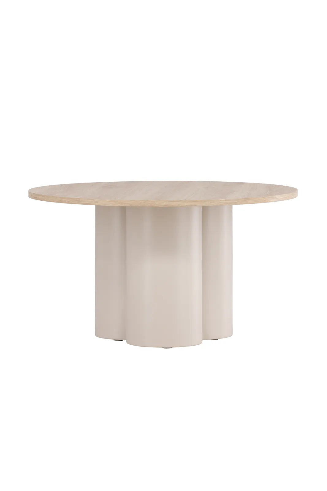 Runder Couchtisch Olivia in beige ⌀80 von Venture Home – Bild 5