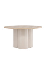 Runder Couchtisch Olivia in beige ⌀80 von Venture Home – Bild 5