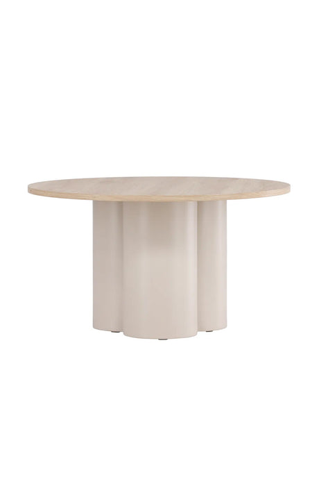 Runder Couchtisch Olivia in beige ⌀80 von Venture Home – Bild 5