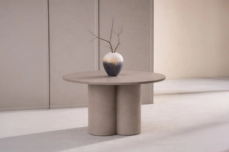 Runder Couchtisch Olivia in braun Ø80 von Venture Home – Bild 4