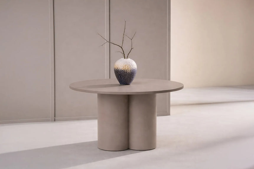Runder Couchtisch Olivia in braun Ø80 von Venture Home – Bild 4