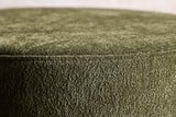 Runder Pouf mit mokkafarbenen Bein und dunkelgrünem Sitz ⌀48 von Venture Home – Bild 32