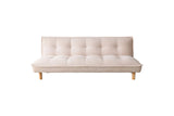 Schlafsofa Gertrud aus beigefarbenen Cord, 85x182x85 cm von Venture Home – Bild 3
