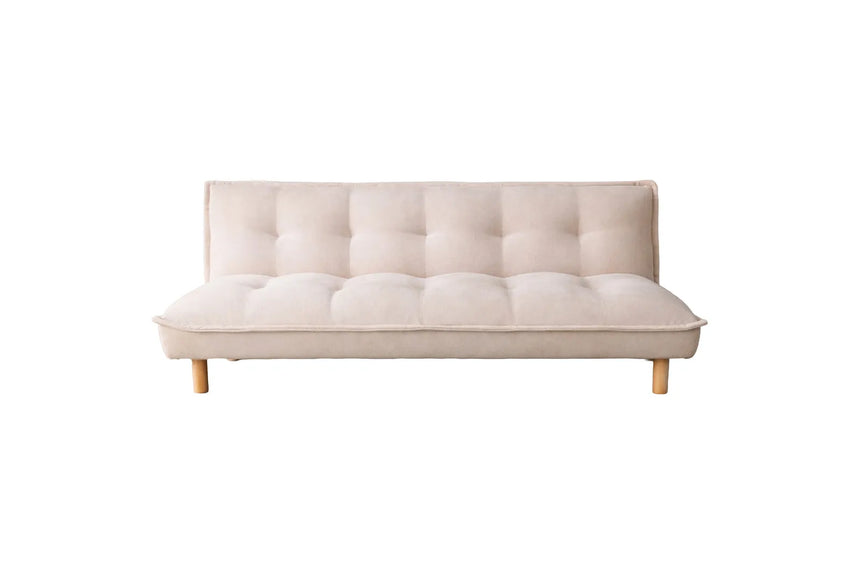 Schlafsofa Gertrud aus beigefarbenen Cord, 85x182x85 cm von Venture Home – Bild 3