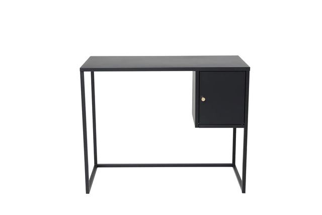 Schreibtisch Bakal aus Stahl in schwarz, 45x95x50 cm von Venture Home – Bild 1