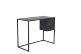 Schreibtisch Bakal aus Stahl in schwarz, 45x95x50 cm von Venture Home – Bild 2