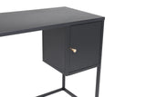Schreibtisch Bakal aus Stahl in schwarz, 45x95x50 cm von Venture Home – Bild 4