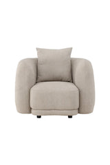 Sessel Cielo in beige boucle, 110x97x72 cm von Venture Home – Bild 1