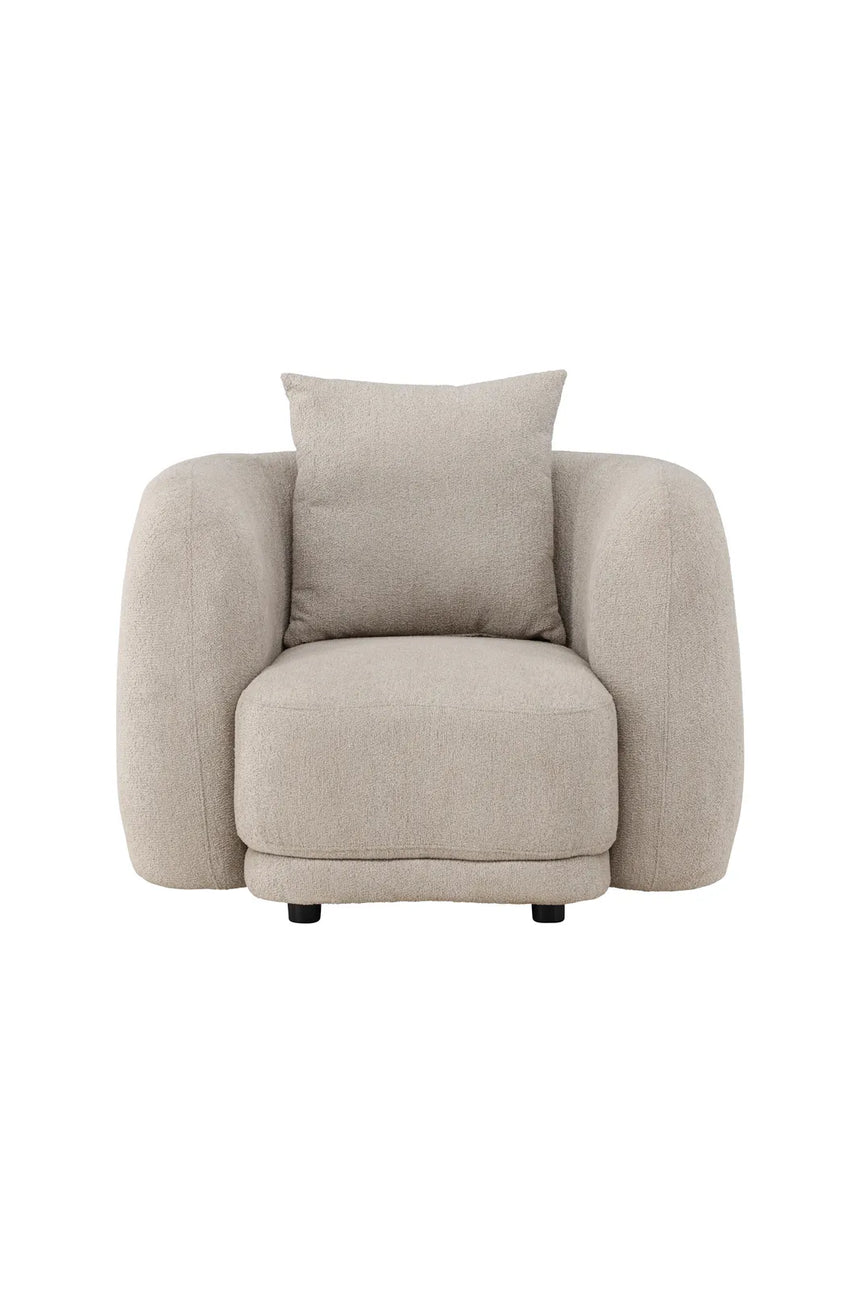 Sessel Cielo in beige boucle, 110x97x72 cm von Venture Home – Bild 1