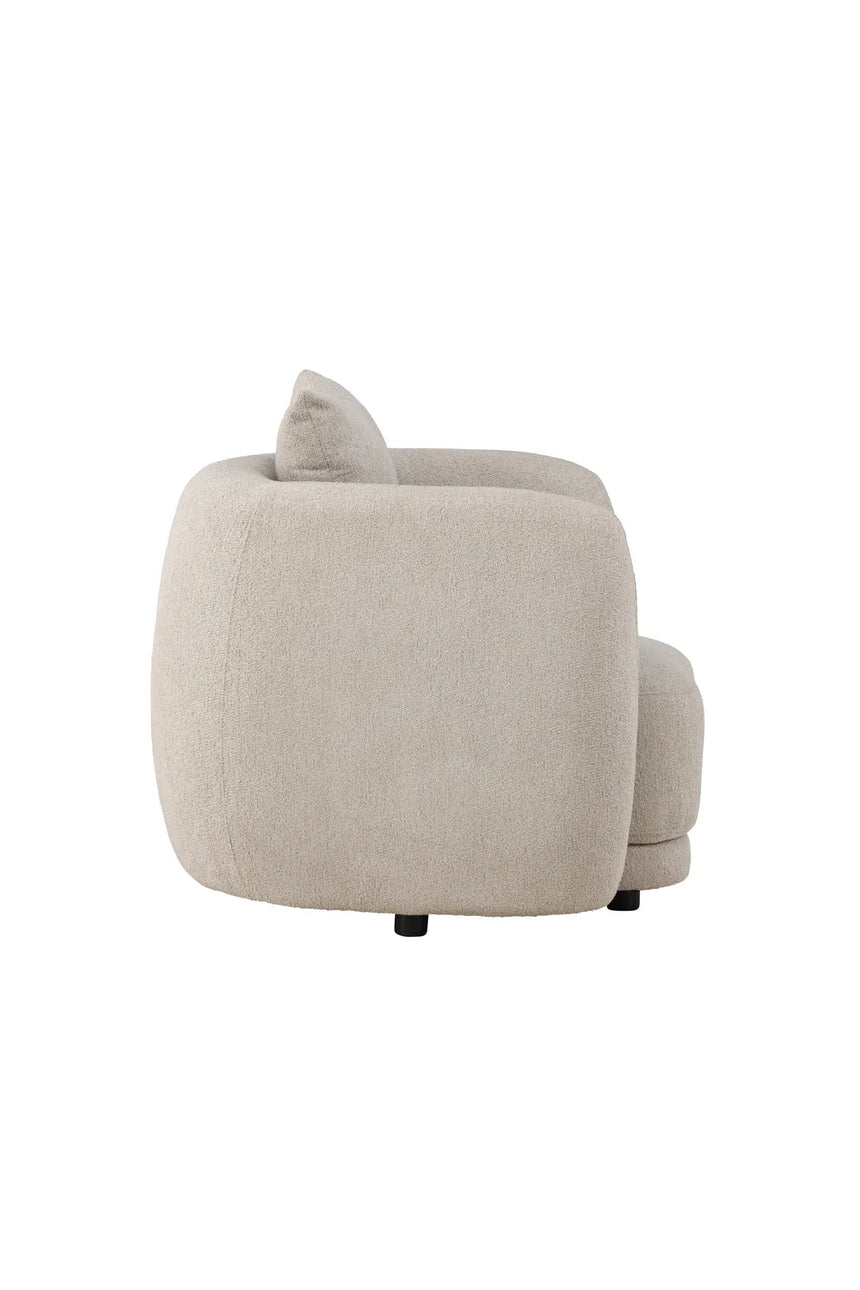 Sessel Cielo in beige boucle, 110x97x72 cm von Venture Home – Bild 10