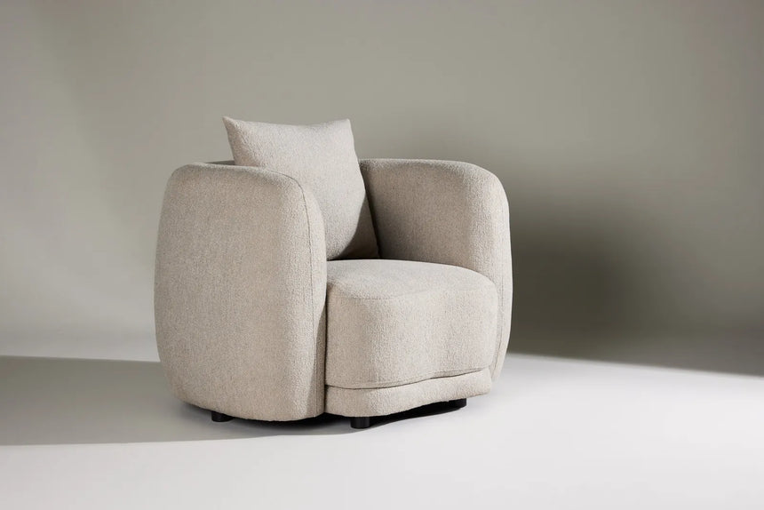 Sessel Cielo in beige boucle, 110x97x72 cm von Venture Home – Bild 29
