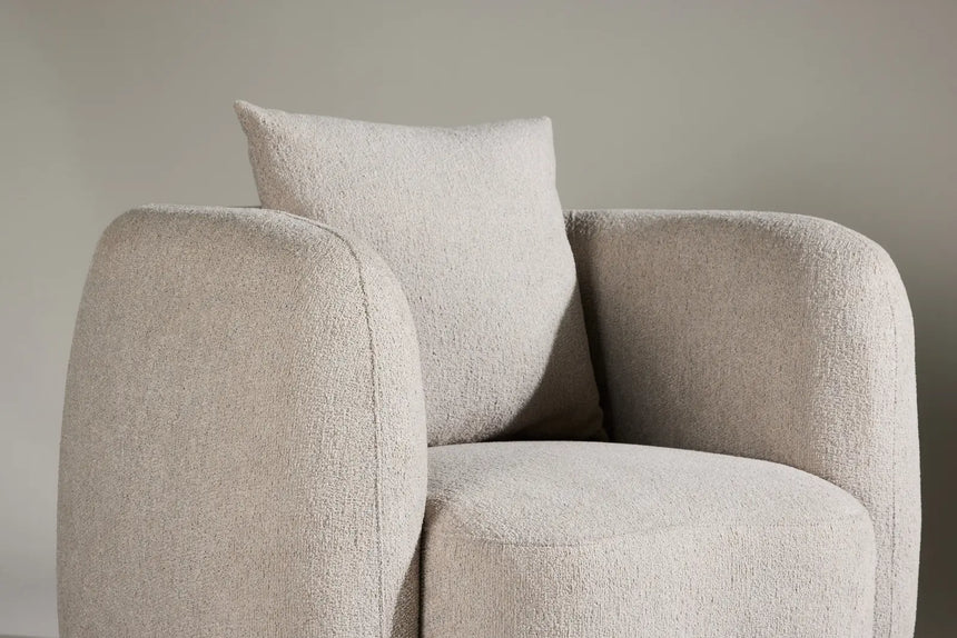 Sessel Cielo in beige boucle, 110x97x72 cm von Venture Home – Bild 30