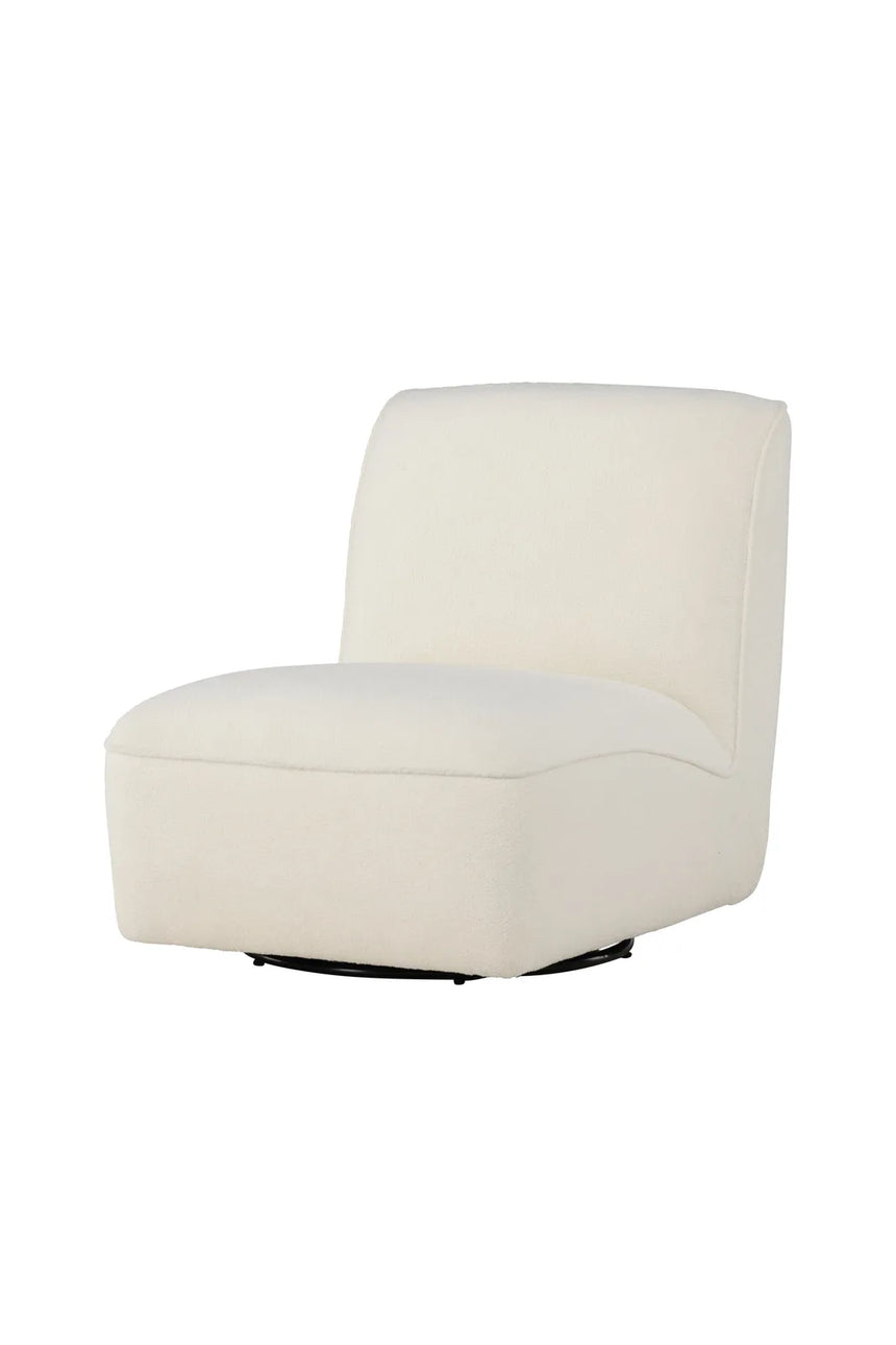 Sessel My aus weißem Bouclé von Venture Home – Bild 2