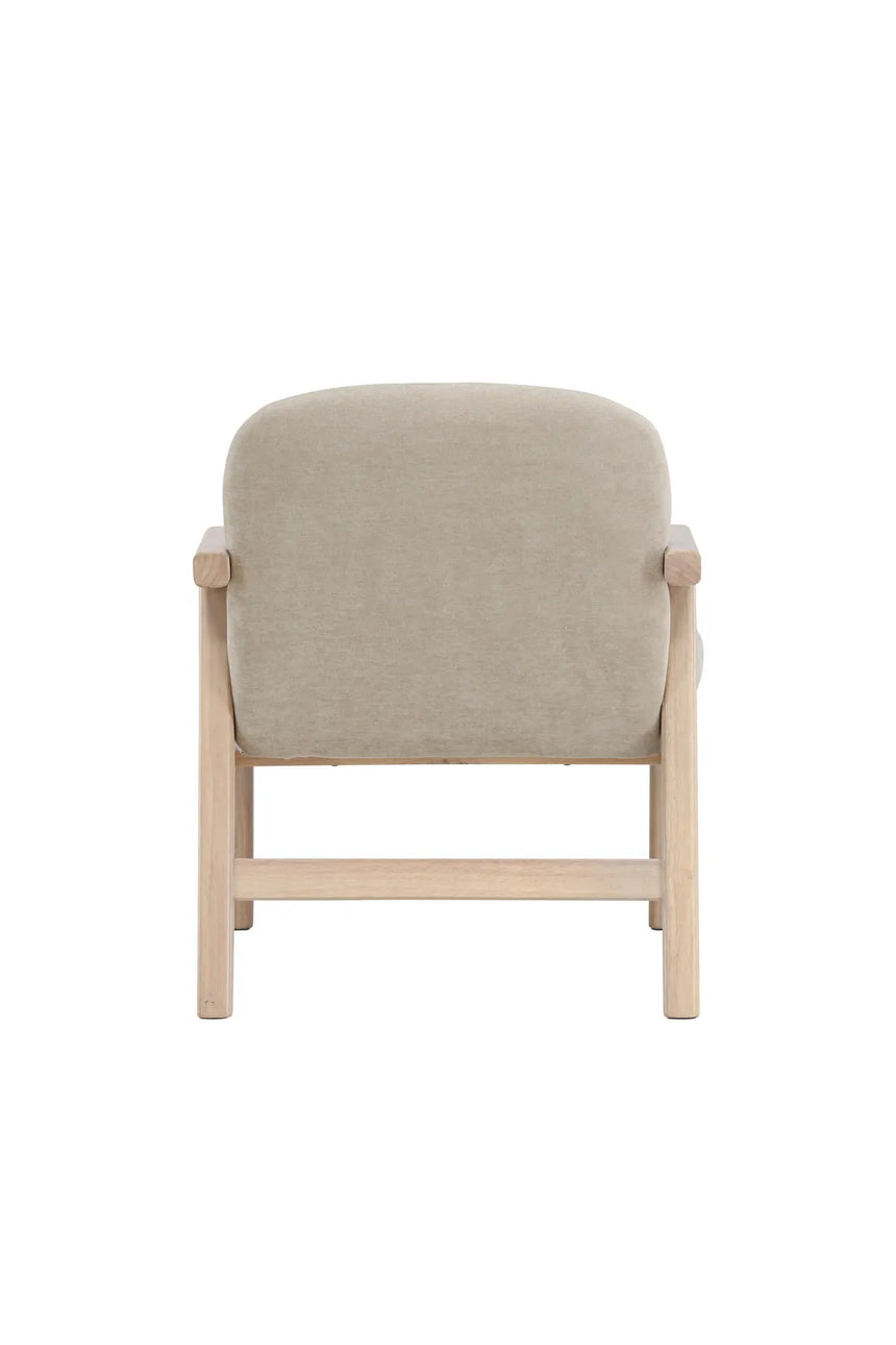 Sessel Rile aus Gummiholz in tünchenfarbenem Beige von Venture Home – Bild 10