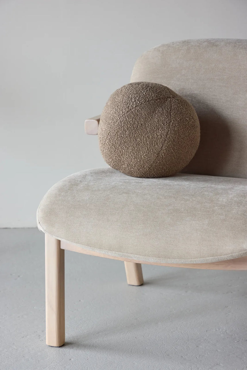 Sessel Rile aus Gummiholz in tünchenfarbenem Beige von Venture Home – Bild 14
