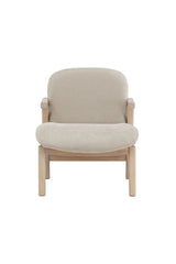 Sessel Rile aus Gummiholz in tünchenfarbenem Beige von Venture Home – Bild 4