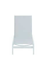 Sonnenliege Copacabana aus Textilene und Aluminium in Hellblau von Venture Home – Bild 1
