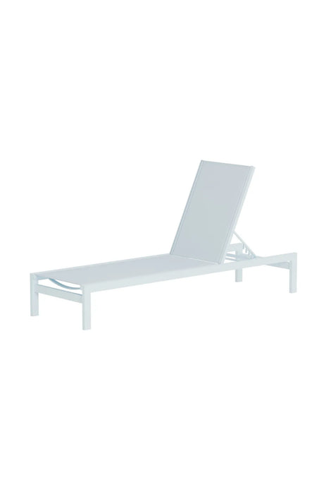 Sonnenliege Copacabana aus Textilene und Aluminium in Hellblau von Venture Home – Bild 3
