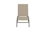 Sonnenliege Kastos aus Stahl und Textilene in Beige/Braun, 190×58x94 cm von Venture Home – Bild 5