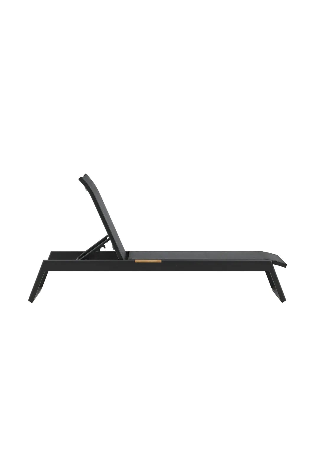 Sonnenliege Mexico aus Aluminium und Teak in Schwarz, 2er-Set von Venture Home – Bild 13