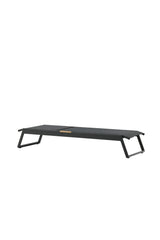 Sonnenliege Mexico aus Aluminium und Teak in Schwarz, 2er-Set von Venture Home – Bild 2