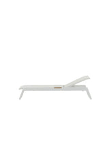 Sonnenliege Mexico aus Aluminium und Teak in Weiss, 2er Set von Venture Home – Bild 7