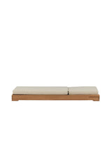 Sonnenliege Sunbed aus Teak mit beigem Kissen, 200×70×14 cm von Venture Home – Bild 16