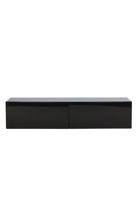 TV-Schrank Fristad mit schwarz glänzender Lackmalerei, 45x160x35 cm von Venture Home – Bild 1