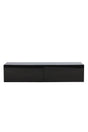 TV-Schrank Fristad mit schwarz glänzender Lackmalerei, 45x160x35 cm von Venture Home – Bild 1