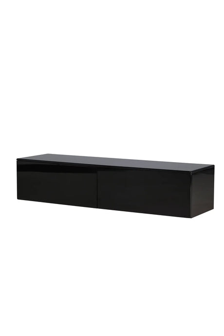 TV-Schrank Fristad mit schwarz glänzender Lackmalerei, 45x160x35 cm von Venture Home – Bild 2