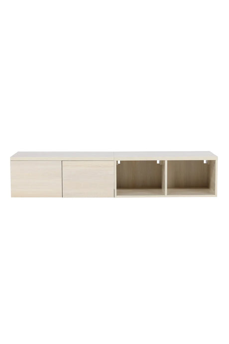 TV-Schrank Nomi tünchenfarbend, 45x180x35 cm von Venture Home – Bild 1