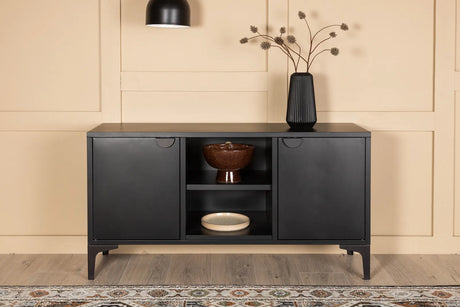 TV-Schrank Piring aus Stahl in schwarz, 40x120x63 cm von Venture Home – Bild 32