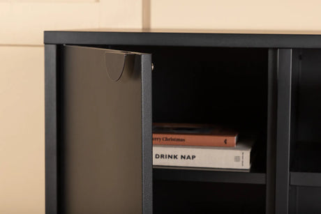 TV-Schrank Piring aus Stahl in schwarz, 40x120x63 cm von Venture Home – Bild 35