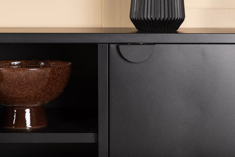 TV-Schrank Piring aus Stahl in schwarz, 40x120x63 cm von Venture Home – Bild 36