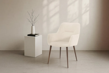 Tomorrow Esszimmerstuhl Mocca / Beige Leinen von Venture Home – Produktbild 3