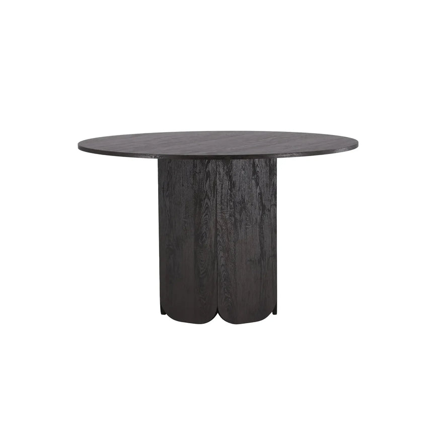 Tekla Runder Esstisch MDF mit 3D-Papier 120x75 cm - ZEN ZONE Furniture