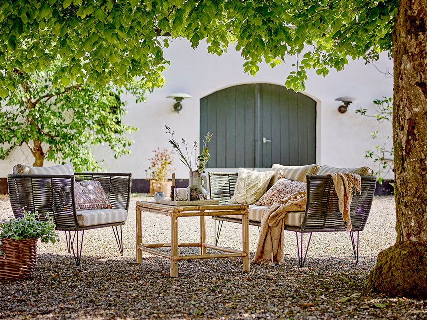 Mundo Loungesessel, Schwarz, Metall - ZEN ZONE Furniture