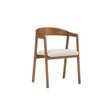 Långön Esszimmerstuhl 2er-Pack - Braun Esche / Beige Stoff von Vind – Produktbild 1