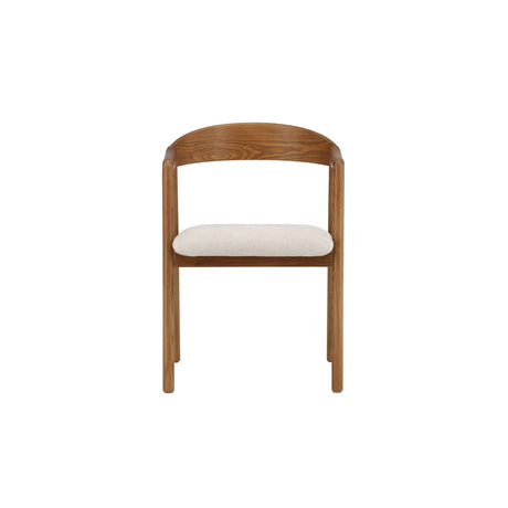 Långön Esszimmerstuhl 2er-Pack - Braun Esche / Beige Stoff von Vind – Produktbild 7