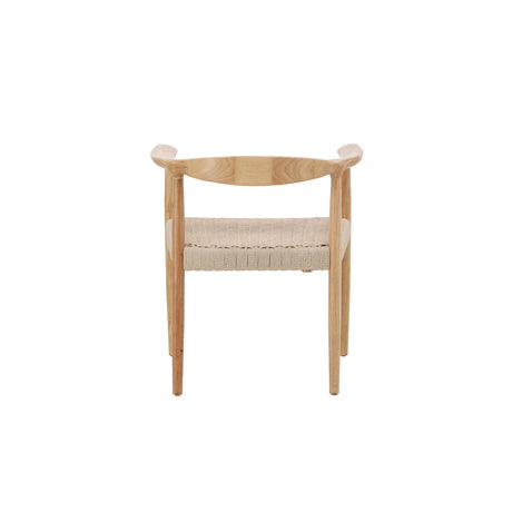 Lovön Esszimmerstuhl 2er-Pack - Gummibaumrahmen Whitewash / Seil in Beige von Vind – Produktbild 12