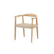 Lovön Esszimmerstuhl 2er-Pack - Gummibaumrahmen Whitewash / Seil in Beige von Vind – Produktbild 7