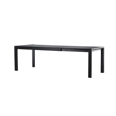 Slider Esstisch 250x95x75 cm - Schwarz / Massivholz Eichenfurnier von Vind – Produktbild 21