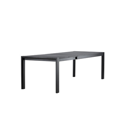 Slider Esstisch 250x95x75 cm - Schwarz / Massivholz Eichenfurnier von Vind – Produktbild 24