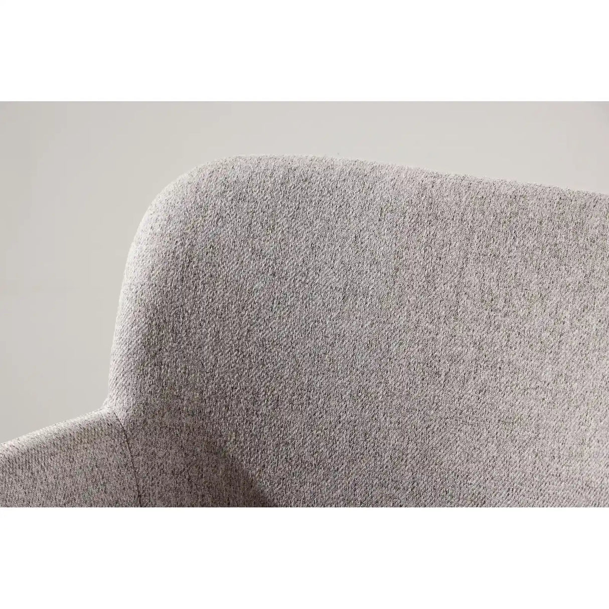 Vätö Dining Chair - Black Steel Frame / Beige Fabric
