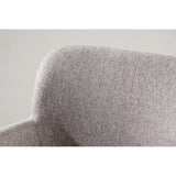 Vätö Dining Chair - Black Steel Frame / Beige Fabric