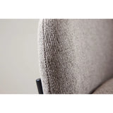 Vätö Dining Chair - Black Steel Frame / Beige Fabric