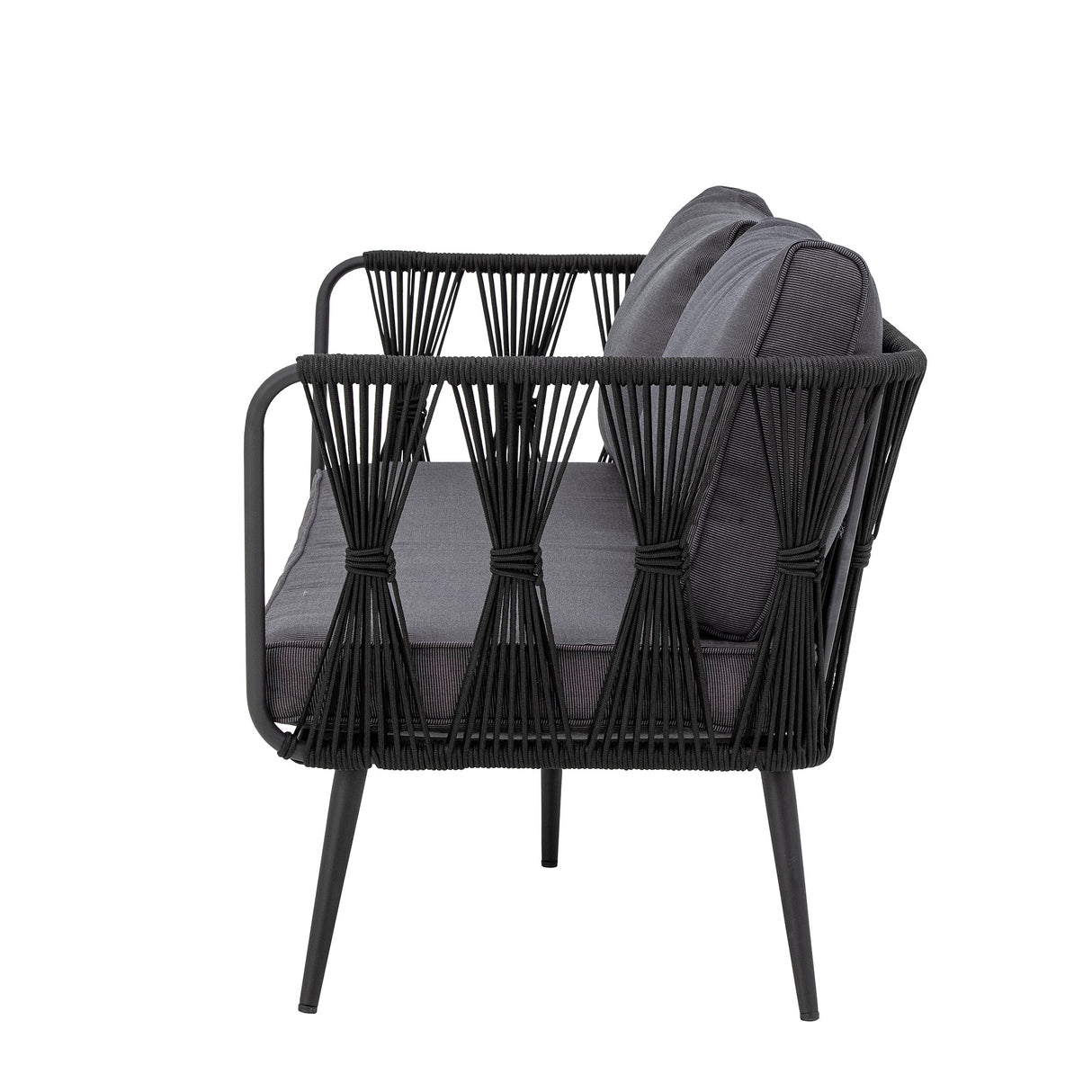 Pavone Sofa, Schwarz, Metall - ZEN ZONE Furniture