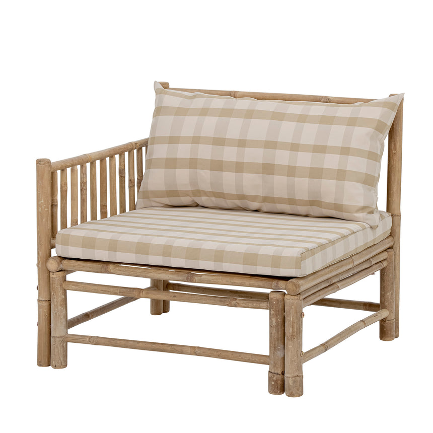 Korfu Modul-Sofa linke Ecke, Natur, Bambus - ZEN ZONE Furniture