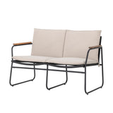 Hampton Sofa, Schwarz, Metall - ZEN ZONE Furniture